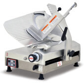 13645 Omcan USA, Electric Automatic Meat & Cheese Slicer, 13" Blade, Gear Driven