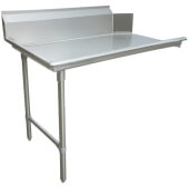 28474 Omcan USA, 36" x 30 3/8" Straight Clean Dishtable, Left Hand