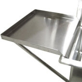 21142 Omcan USA, Removable Stainless Steel Knockdown Drainboard for 18" x 18" Sinks