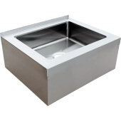44605 Omcan USA, Stainless Steel Floor Mop Sink, 33" x 25" x 10"
