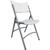 44357 Omcan USA, Indoor / Outdoor Plastic Folding Chair, White