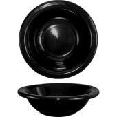CA-10-B International Tableware, 13 oz Cancun Ceramic Grapefruit Bowl, Black (12/case)
