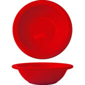 CA-10-CR International Tableware, 13 oz Cancun Ceramic Grapefruit Bowl, Crimson Red (12/case)