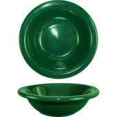 CA-10-G International Tableware, 13 oz Cancun Ceramic Grapefruit Bowl, Green (12/case)