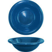 CA-10-LB International Tableware, 13 oz Cancun Ceramic Grapefruit Bowl, Light Blue (12/case)