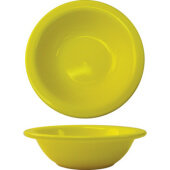 CA-10-Y International Tableware, 13 oz Cancun Ceramic Grapefruit Bowl, Yellow (12/case)