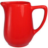 CA-60-CR International Tableware, 13 oz Cancun Ceramic Creamer, Crimson Red (12/case)