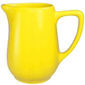 CA-60-Y International Tableware, 13 oz Cancun Ceramic Creamer, Yellow (12/case)