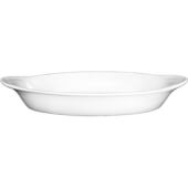 WRO-12-EW International Tableware, 10" Porcelain Welsh Rarebit Dish, European White (12/case)