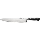 KFCC-G101 CAC, 10" Schnell Granton Edge Chef Knife w/ Black Handle
