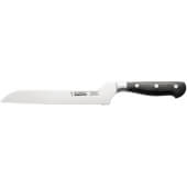 KFBR-G81 CAC, 8 3/8" Schnell Serrated Bread Knife w/ Offset Black Handle