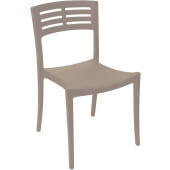 Grosfillex US738181 Indoor Outdoor Stacking Vogue Side Chair French