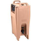 Cambro UC250157 Ultra Camtainer 2.75 Gallon Coffee Beige Insulated Beverage