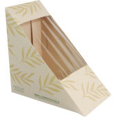 World Centric SW-NT-M, No-Tree® Paper Sandwich Wedge Container (500/Case)