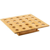 TableCraft 12815, 25 Cone Bamboo Cone Holder, Natural Finish