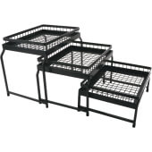 Wire Mesh Display Riser GET IR-735-MG-1292MG, 3-Piece Urban Renewal™ Nesting Wire Basket ...
