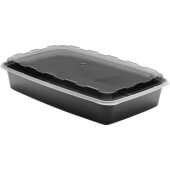 Compram Cubeware CuBE Packaging CR-1147B, 48 oz CuBEware Plastic Take-Out Container w ...