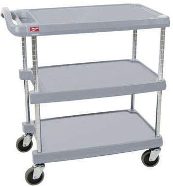 MetroMax i 2-Shelf and 3-Shelf Industrial Plastic Shelving Utility Carts -  Metro