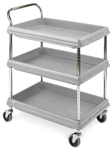 MetroMax i 2-Shelf and 3-Shelf Industrial Plastic Shelving Utility Carts -  Metro