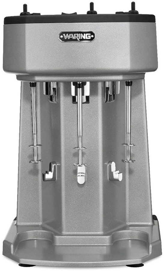 Waring WDM360TX Triple Spindle Three Speed Drink Mixer with Timer