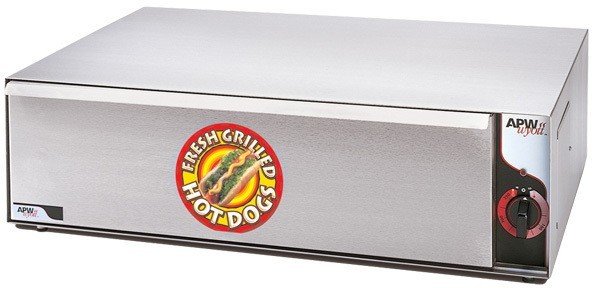 APW Wyott BW-20, 500 Watt Hot Dog Bun Warmer, Holds 36 Buns