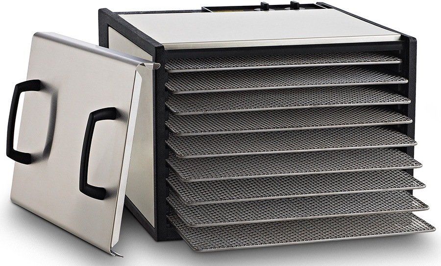 Excalibur D900SHD, 9 Tray Food Dehydrator with Timer, Stainless