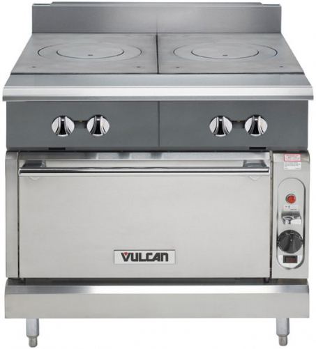 Vulcan V2FT36C-2, Propane Gas Heavy Duty Range w/ (2) 18