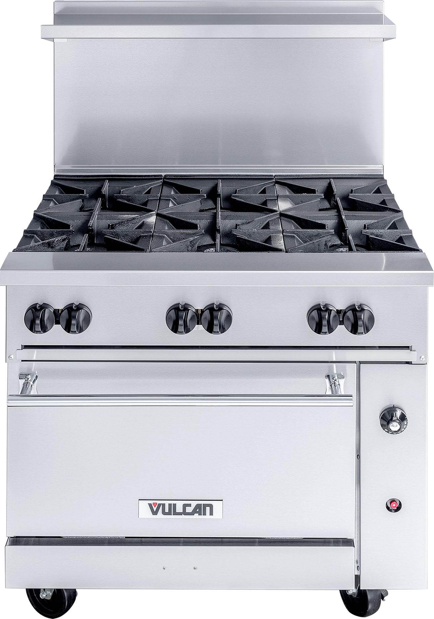 Vulcan 36C-6BN, 6 Burner Natural Gas Restaurant Range, 1