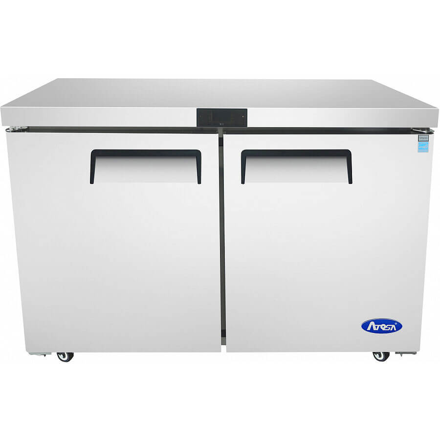 クワイエットファンク② Atosa MGF8402GR 2 Solid Door Undercounter Refrigerator
