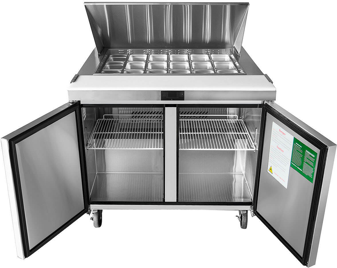 Atosa MSF8306GR Mega Top Refrigerated Prep Table