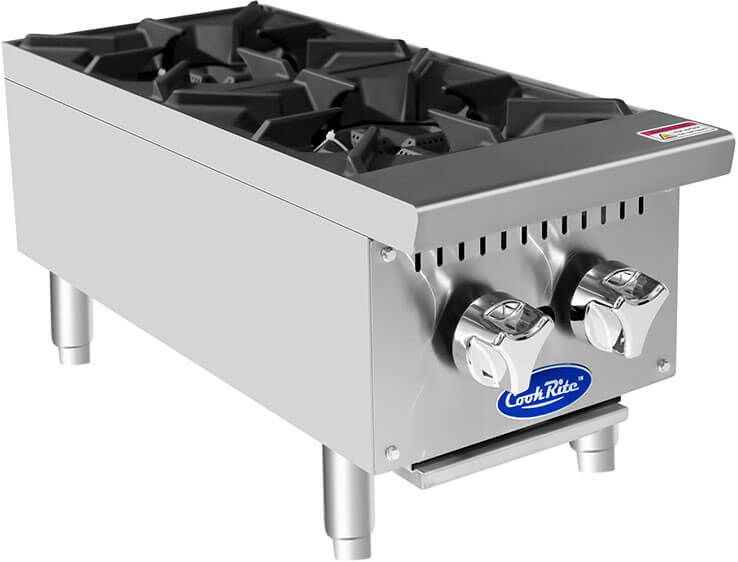 CPG 2 Burner Gas Hot Plate, 44,000 BTU