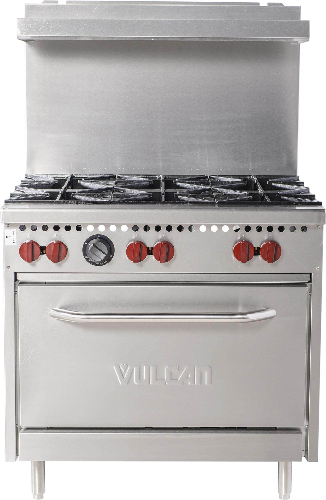 Vulcan SX36-6BN, 6 Burner Natural Gas Restaurant Range, 1 Standard