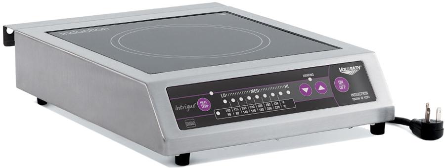 Vollrath 6950020, 1,800 Watt Electric Single Countertop Induction Range,  Commercial Series