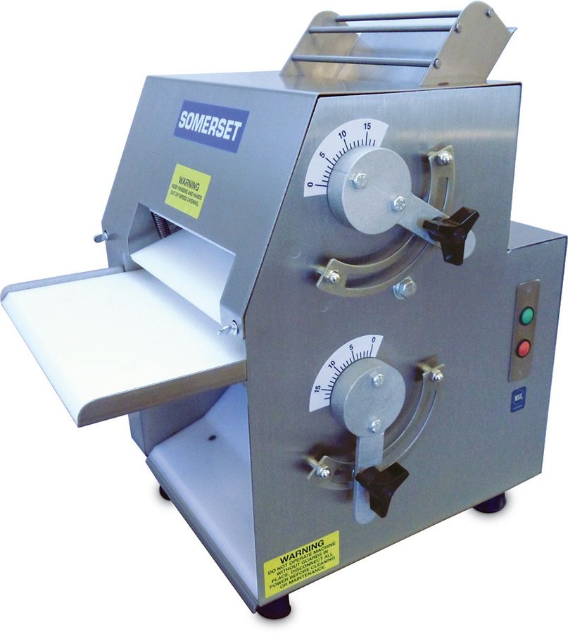 Somerset CDR-600F Countertop Dough Sheeter with Tray, 30 Roller