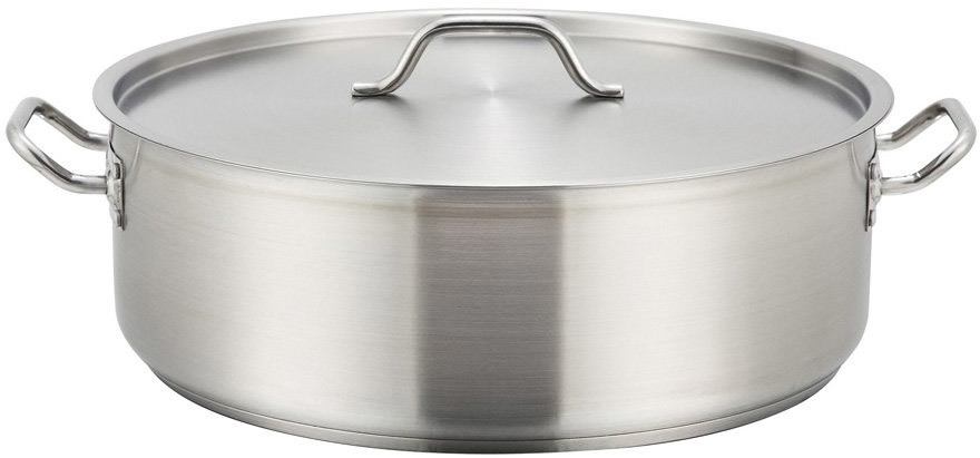 Winco SSLB-25, 25 Quart Induction Ready Stainless Steel Brazier