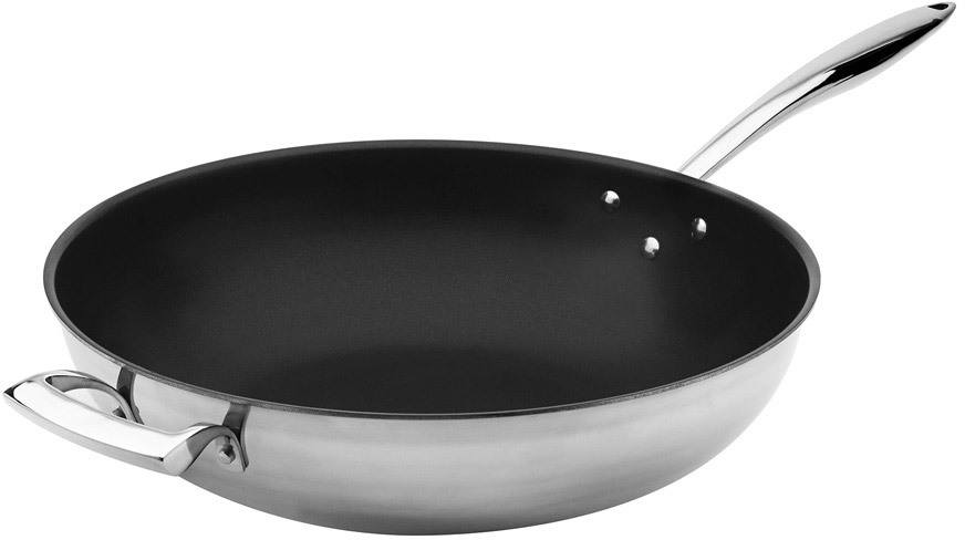 Winco WKCS-14, 13.75-Inch Wok Cover, Stainless Steel