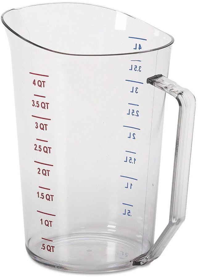 Cambro - 400MCCW441 - 4 qt Allergen Free Measuring Cup