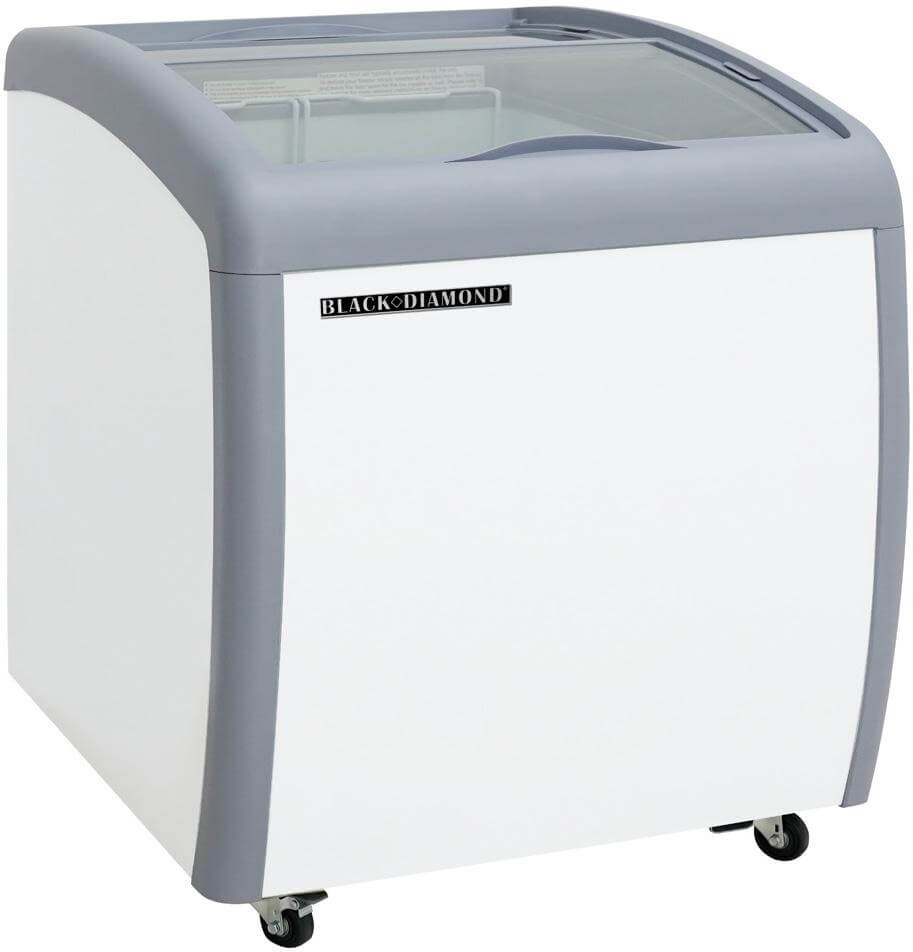 Black Diamond BDCF-6-CG Curved Top Display Freezer