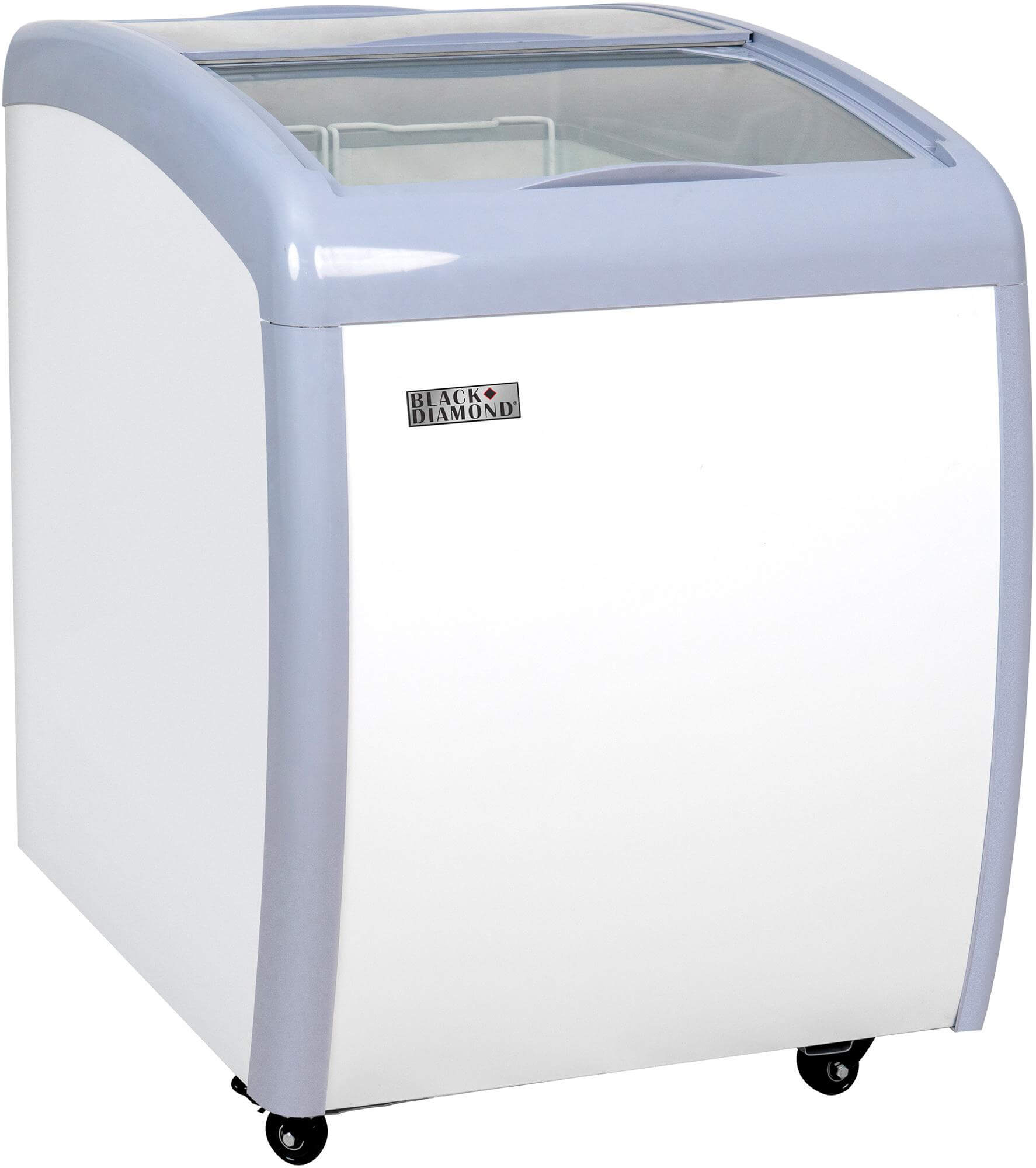 Black Diamond BDCF-6-CG, 6.4 cu. ft. Curved Top Display Freezer