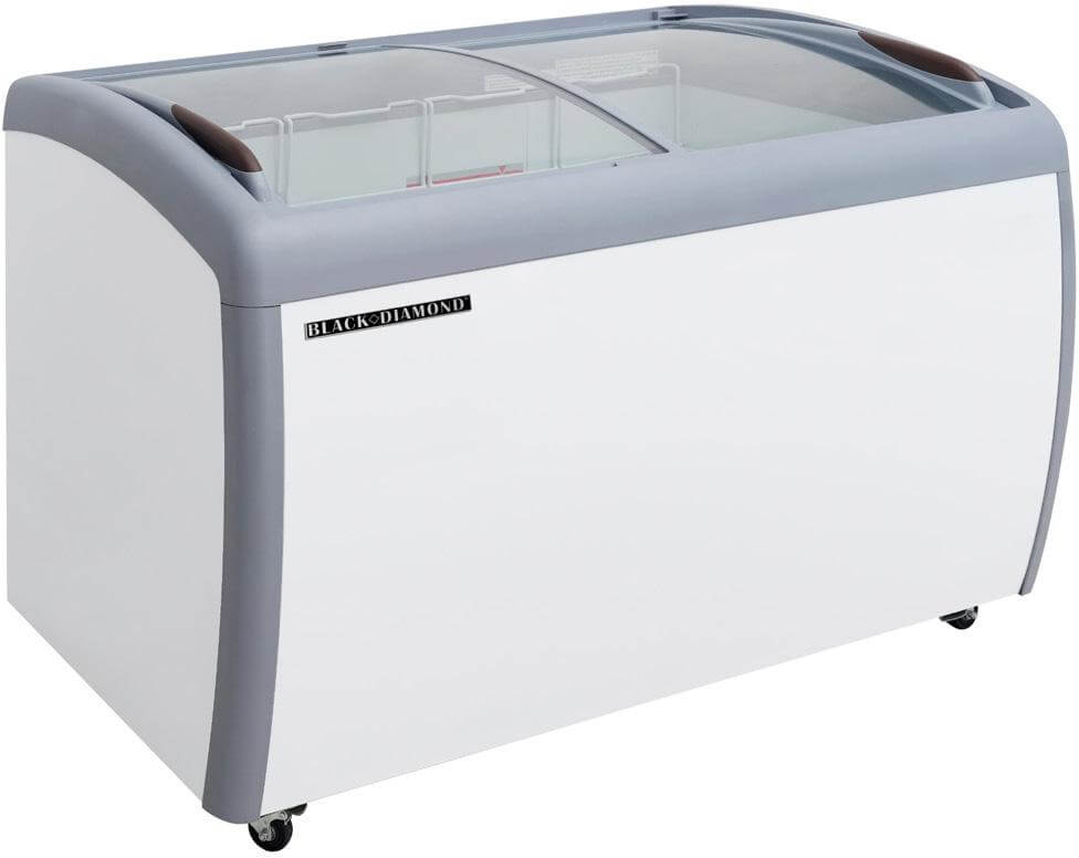 Black Diamond BDCF-9-CG Curved Top Display Freezer