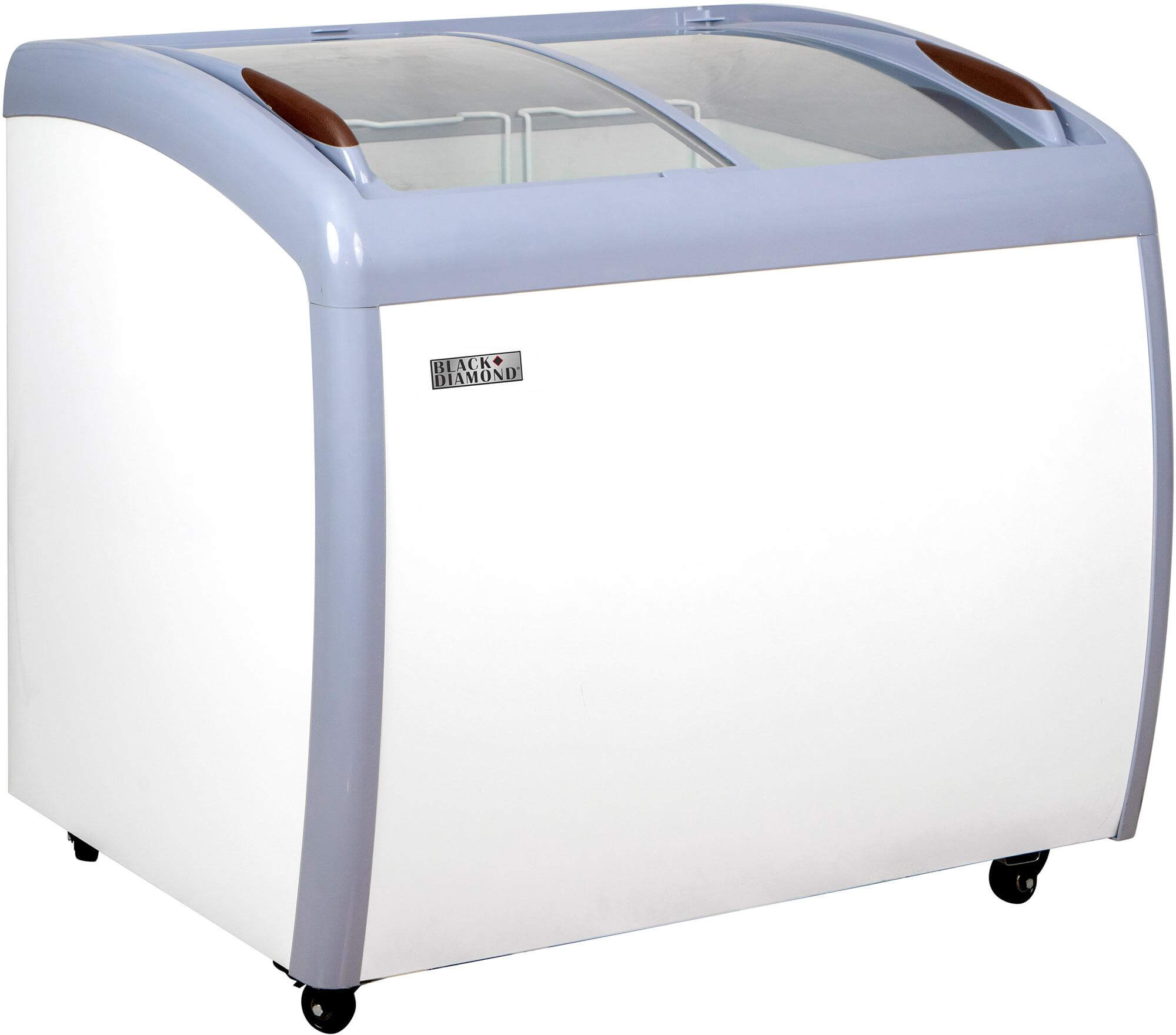 Black Diamond BDCF-9-CG, 9.6 cu. ft. Curved Top Display Freezer
