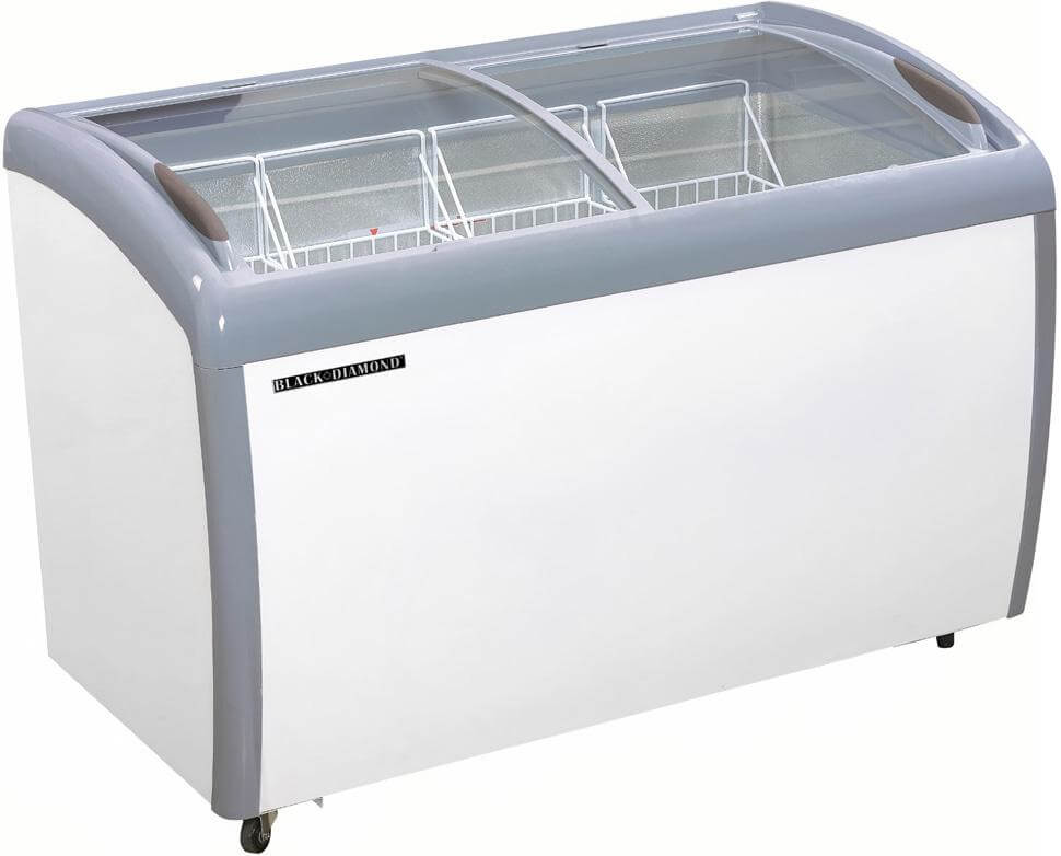 Black Diamond BDCF-12-CG Curved Top Display Freezer