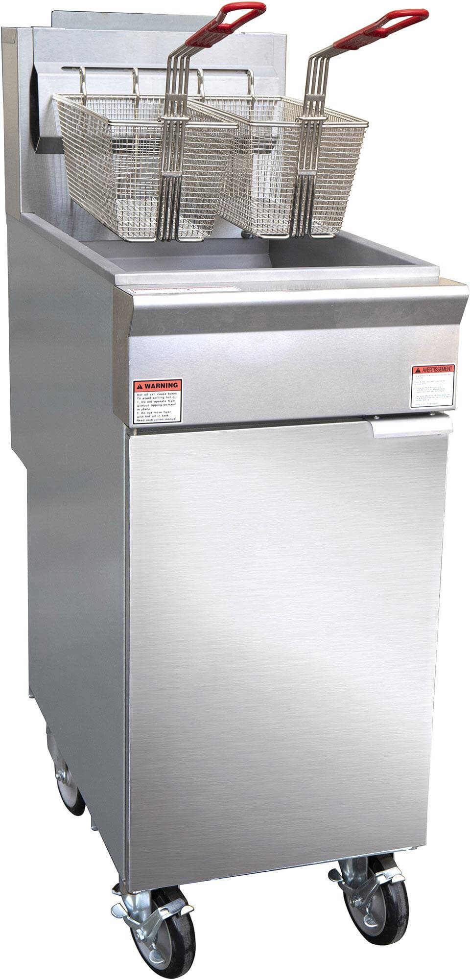 Black Diamond BDGF-90/NG, 40 Lb Natural Gas Freestanding Fryer