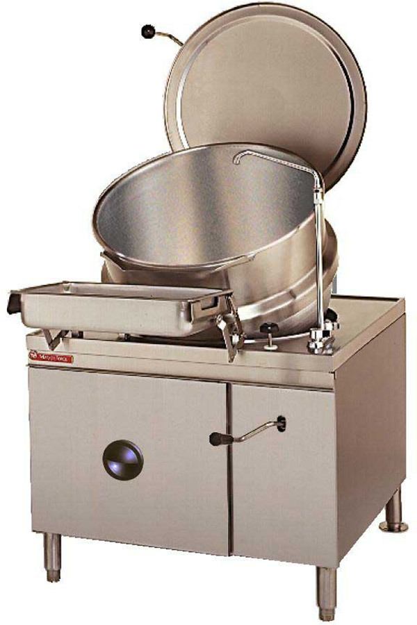Market Forge MT-40, 40 Gallon Direct Steam 2/3 Jacket Kettle w/ Modular  Base, Free Standing, Tilting