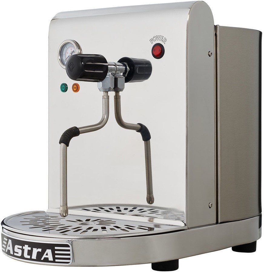 Astra STA1300, 1.3 KW Semi-Automatic Pourover Milk Frother & Beverage Steamer, 110V