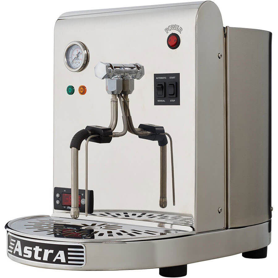 Astra STA1300, 1.3 KW Semi-Automatic Pourover Milk Frother & Beverage Steamer, 110V