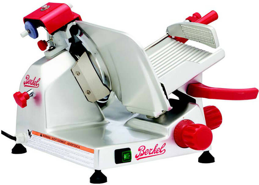 9 Manual Gravity Feed Meat Slicer Semi-Automatic Commercial