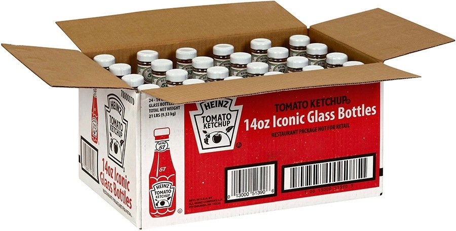 Heinz Ketchup Glass Bottles, 14 oz., 24 per case – Feeser's Direct