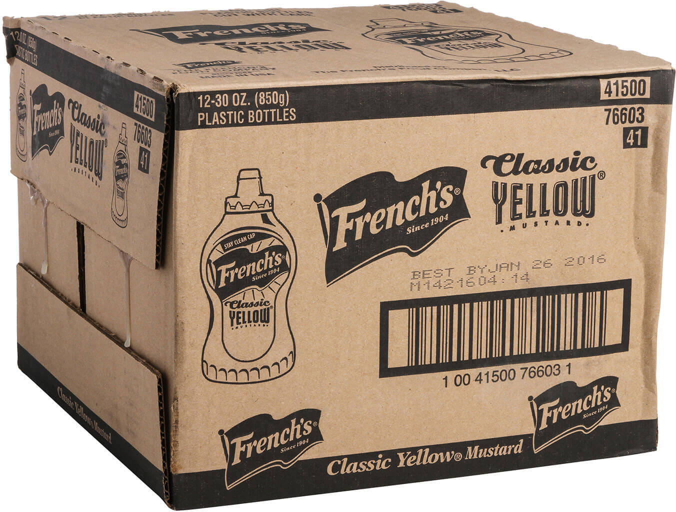 French's 417660341, 30 oz. Classic Yellow Mustard Squeeze Bottle