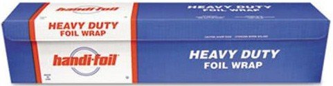 HFAinc 58100, 500 Count 8 x 10 3/4 Interfolded Aluminum Foil Sheets  (6/Case)